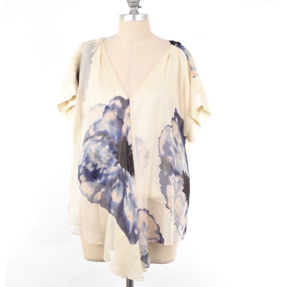DVF Oversized Silk Blouse